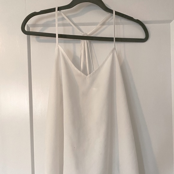 White Abercrombie dressy tank top - Picture 3 of 3
